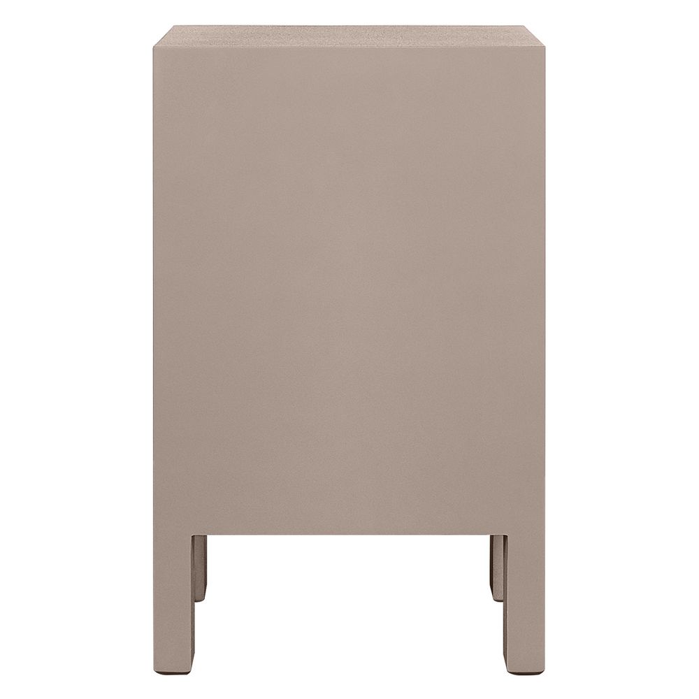 Ariana 40x65cm Bedside Table - Taupe