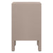 Ariana 40x65cm Bedside Table - Taupe