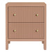 Ariana 67x76cm Bedside Table - Mocha Mousse