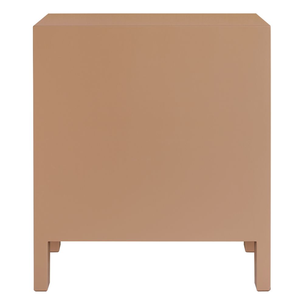 Ariana 67x76cm Bedside Table - Mocha Mousse