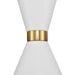 Oslo Pendant - White w Brass