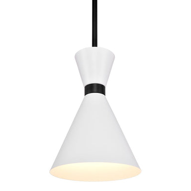 Oslo Pendant - White w Black