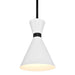 Oslo Pendant - White w Black