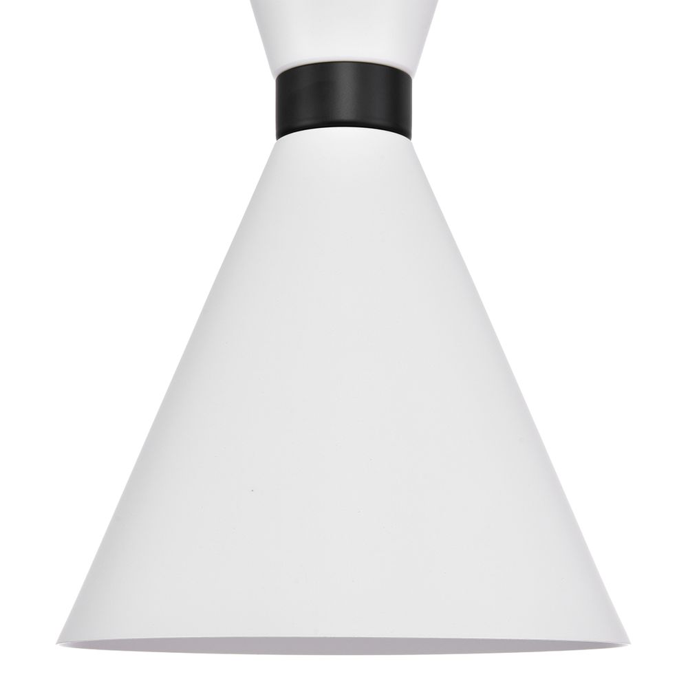 Oslo Pendant - White w Black
