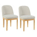 Jamie Natural Dining Chair Set of 2 - Natural