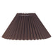 Anya Pleated Empire Shade - Medium Espresso