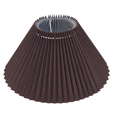 Anya Pleated Empire Shade - Medium Espresso