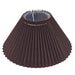 Anya Pleated Empire Shade - Medium Espresso