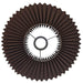 Anya Pleated Empire Shade - Medium Espresso