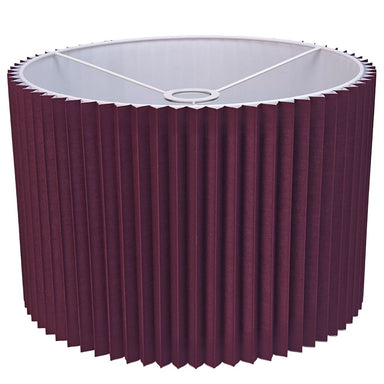 Nina Pleated Drum Shade - Medium Plum