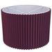 Nina Pleated Drum Shade - Medium Plum
