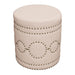 Bradshaw Round Storage Stool - Fawn Linen