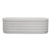 Demi Storage Bench Ottoman - Ecru Linen