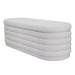 Demi Storage Bench Ottoman - Ecru Linen