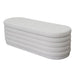 Demi Storage Bench Ottoman - Ecru Linen