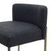 Leon Kitchen Stool - Black Vegan Leather