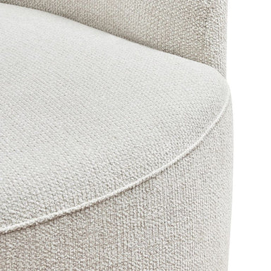 Kira Swivel Arm Chair - Speckle Ecru