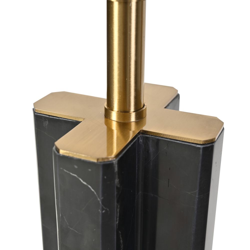 Munich Marble Table Lamp - Charcoal