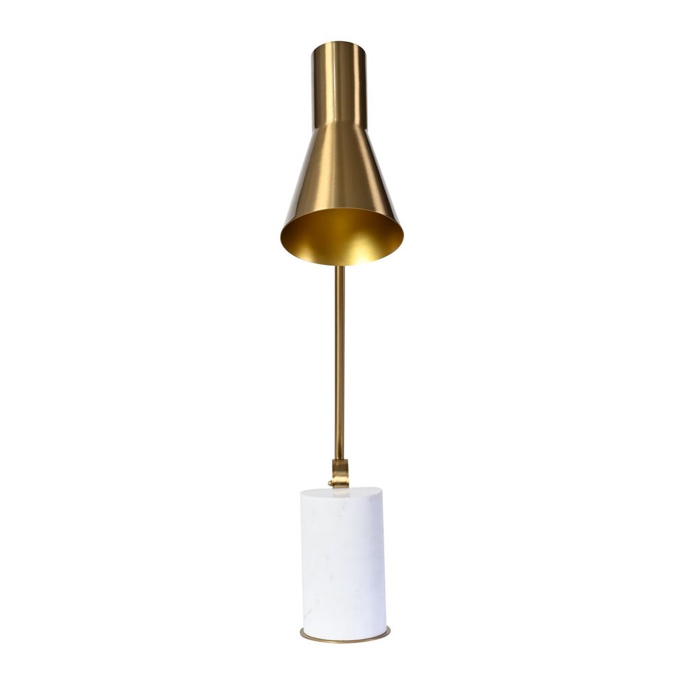 Cornelll Marble Task Lamp - White