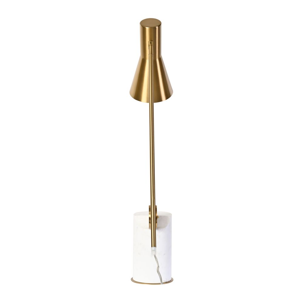 Cornelll Marble Task Lamp - White