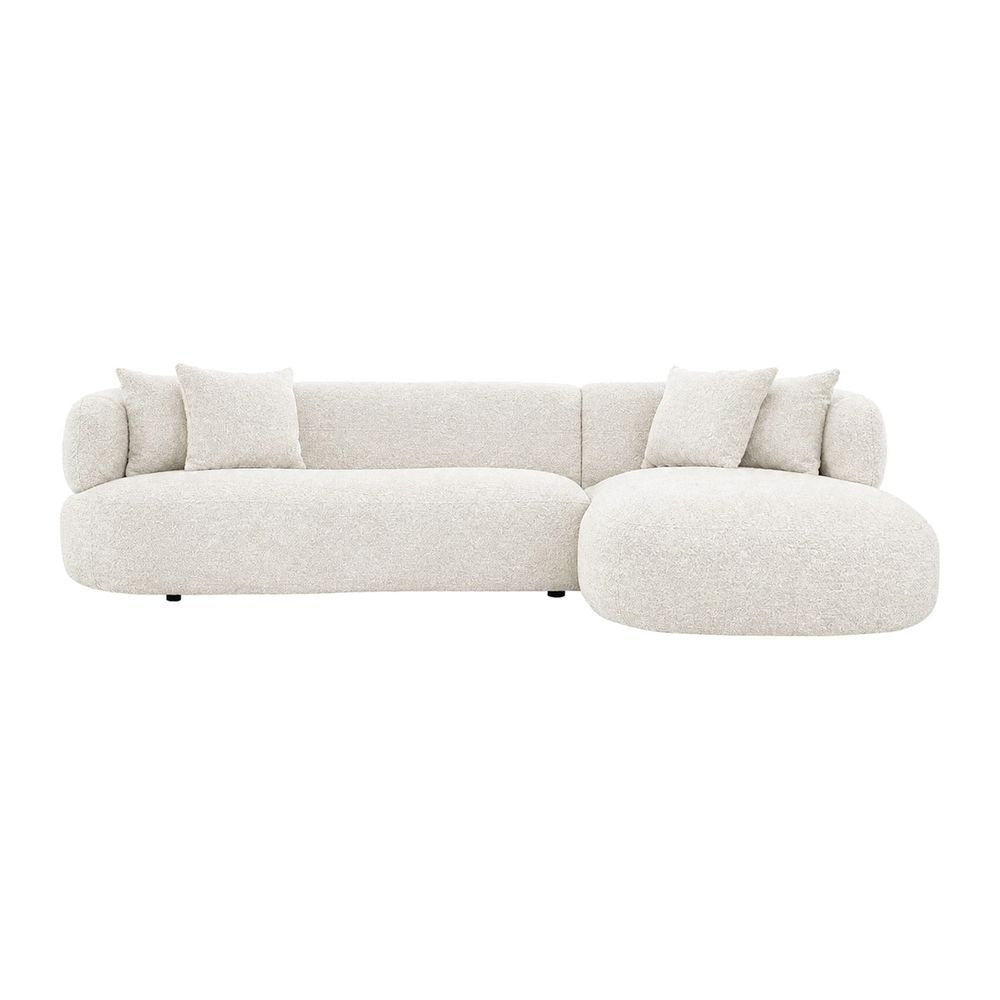 Greenwich Modular 3 Seater Sofa w Right Chaise - Off White