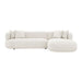 Greenwich Modular 3 Seater Sofa w Right Chaise - Off White