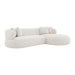 Greenwich Modular 3 Seater Sofa w Right Chaise - Off White