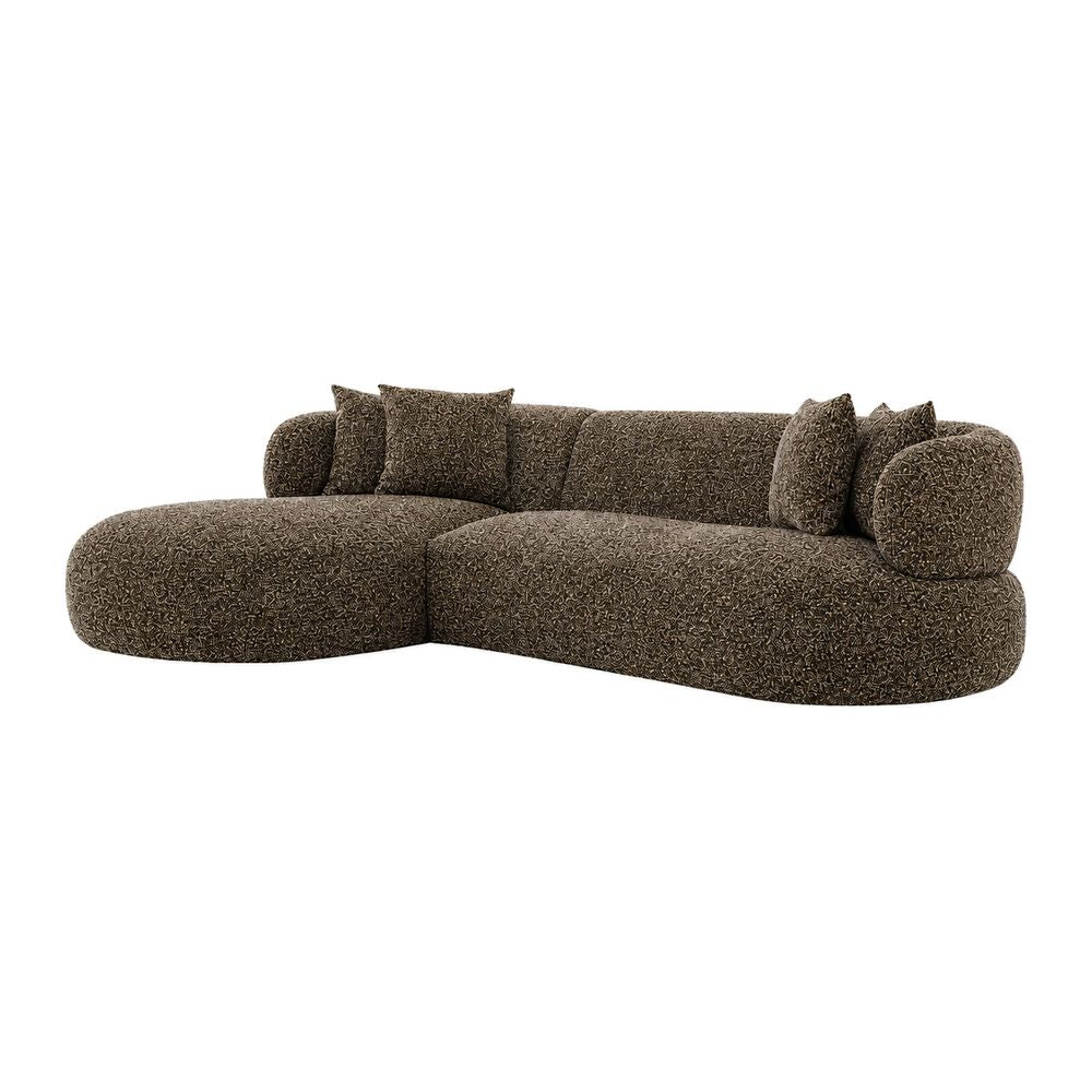 Greenwich Modular 3 Seater Sofa w Left Chaise - Espresso
