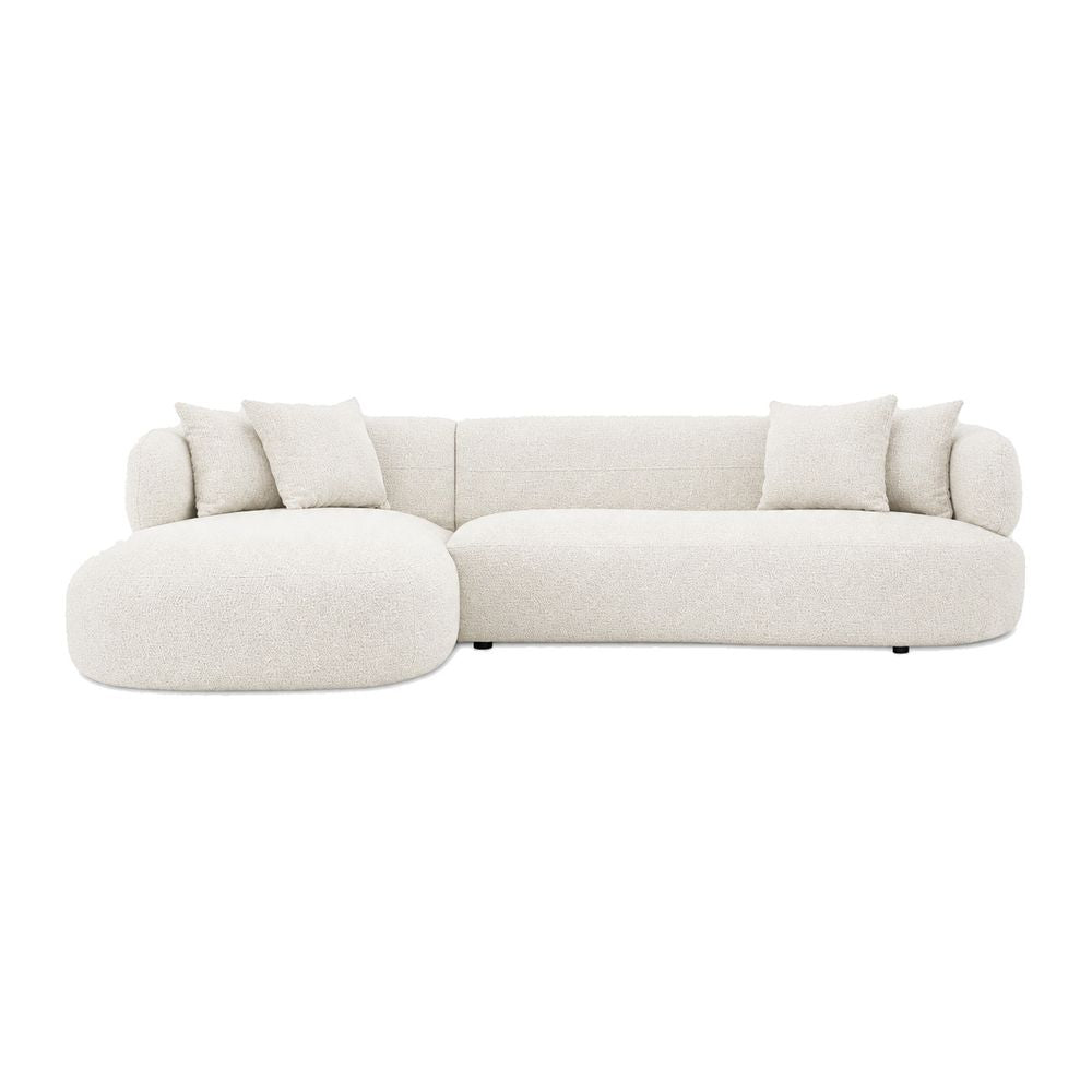 Greenwich Modular 3 Seater Sofa w Left Chaise - Off White