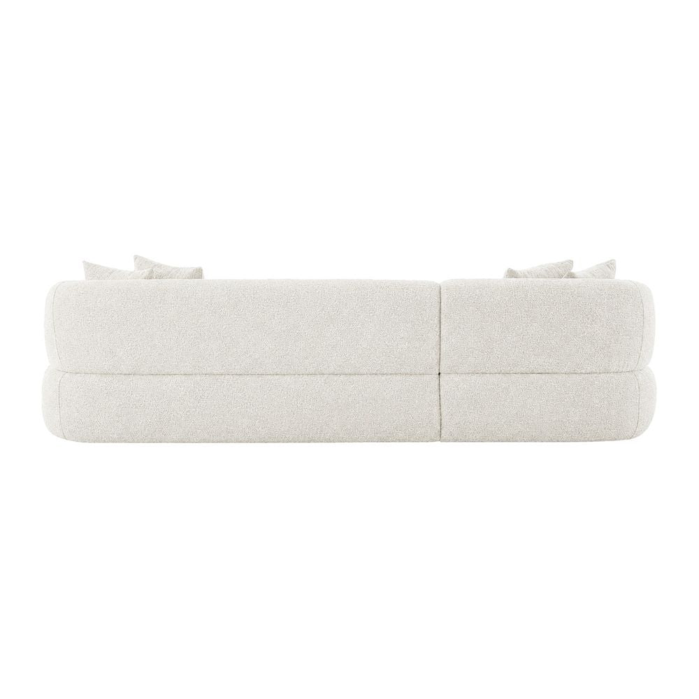 Greenwich Modular 3 Seater Sofa w Left Chaise - Off White