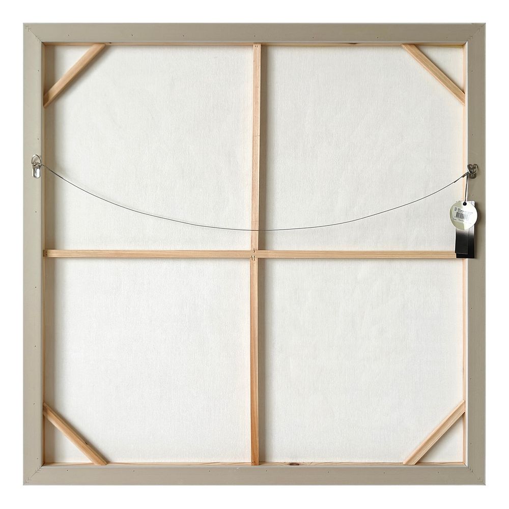 White Linen Enhanced Canvas Print