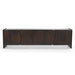 Edwin River Brown Marble Entertainment Unit - Dark Walnut