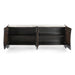 Edwin River Brown Marble Buffet - Dark Walnut