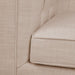 Tuxedo 3 Seater Tufted Sofa - Fawn Linen