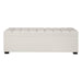 Soho Storage Bench Ottoman - Ecru