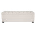 Soho Storage Bench Ottoman - Ecru