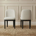 Jamie Black Dining Chair Set of 2 - Natural
