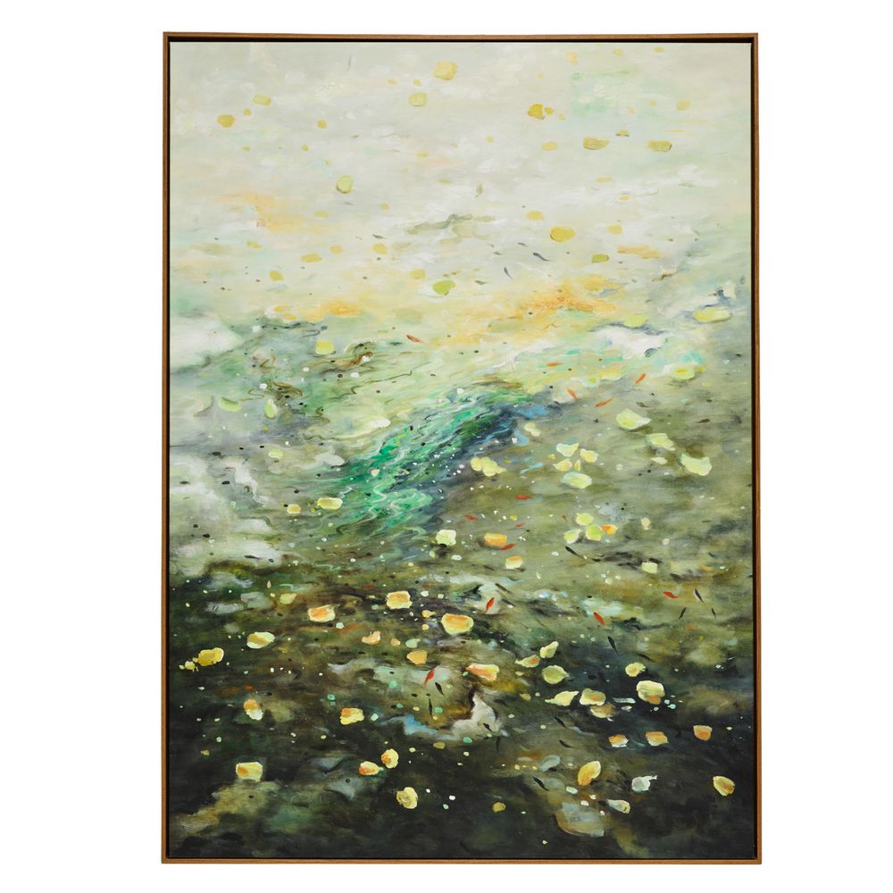 Falling Leaves Oil On Canvas Painting