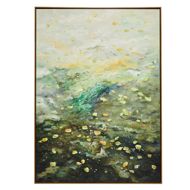 Falling Leaves Oil On Canvas Painting