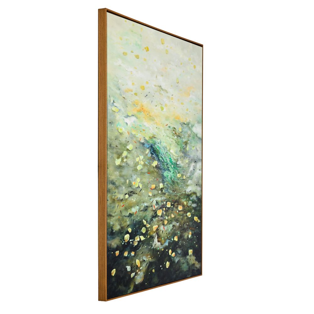 Falling Leaves Oil On Canvas Painting