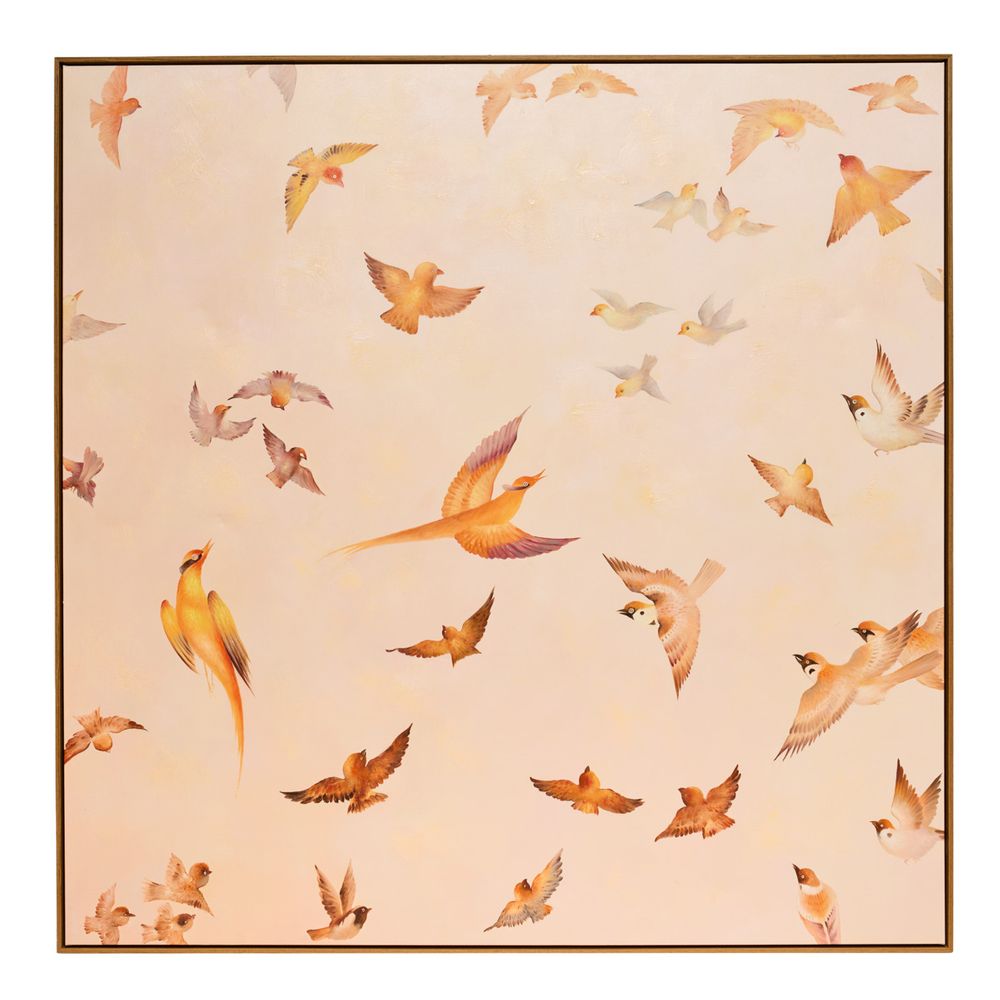 Fly By Oil On Canvas Painting