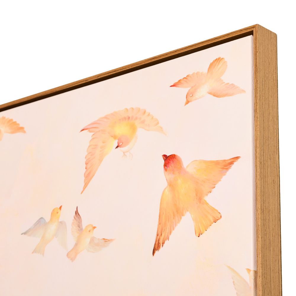 Fly By Oil On Canvas Painting