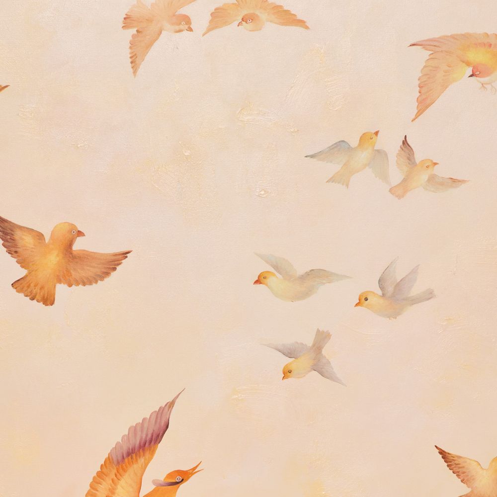 Fly By Oil On Canvas Painting
