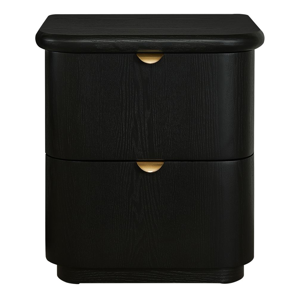 Lina Bedside Table - Black