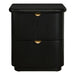 Lina Bedside Table - Black