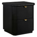 Lina Bedside Table - Black