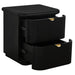 Lina Bedside Table - Black