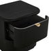 Lina Bedside Table - Black