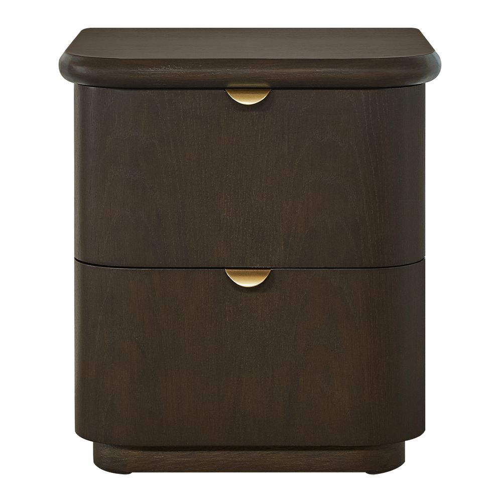 Lina Bedside Table - Smoked Oak