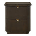 Lina Bedside Table - Smoked Oak